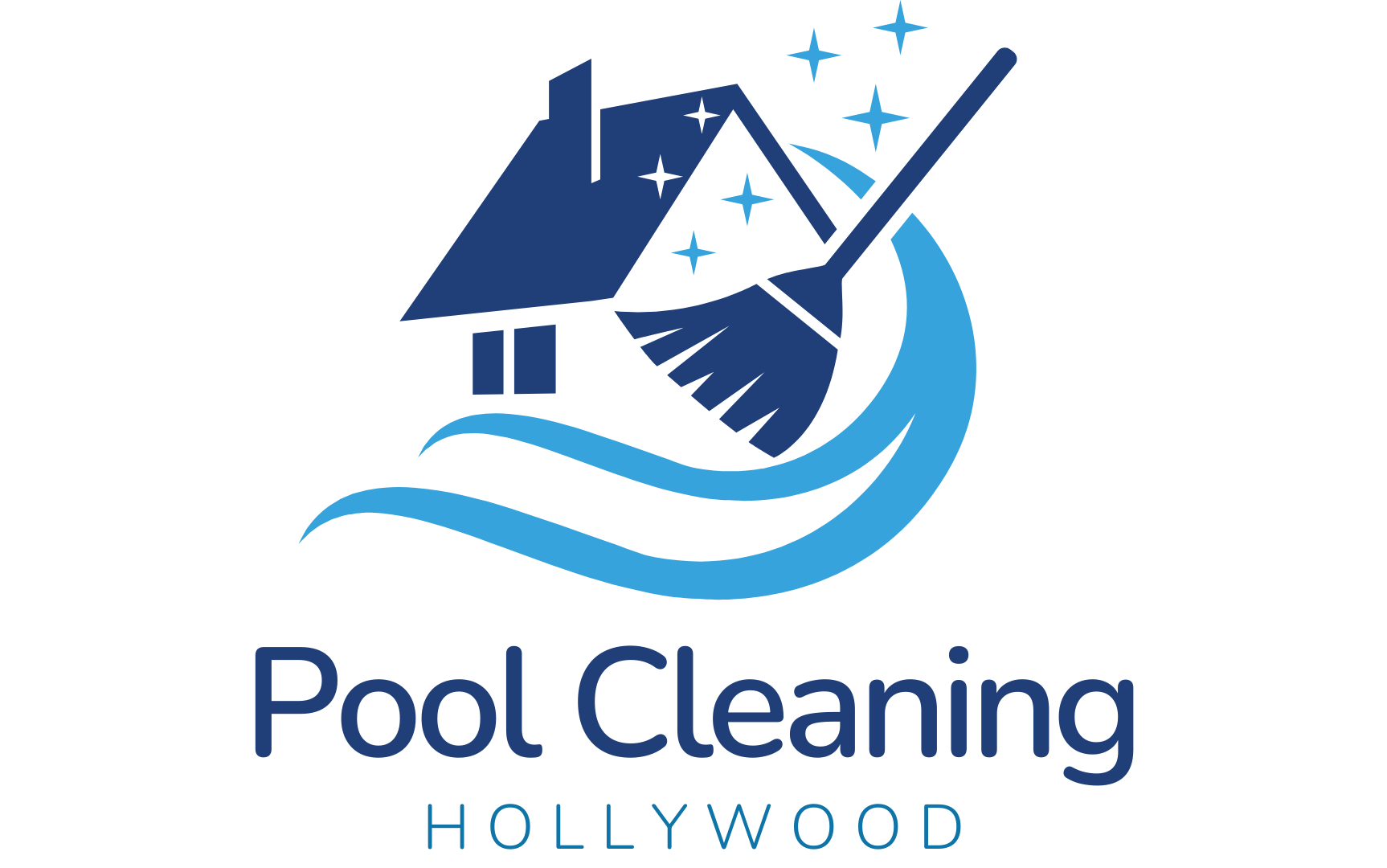 Hollywood Florida Pool Cleaning Logo